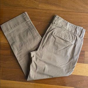 Brown Loft Marisa Style Capri pants